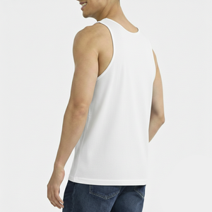 Camiseta sin Mangas de Verano para Hombre, de Alta Calidad, 100% Algodón, Transpirable, Cuello Redondo, Estilo Casual Elegante, para Fitness, Gimnasio, Tallas Grandes - Product Image 2