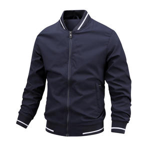 Streetwear Inspired Bomber <b>Jacket</b> Loose Fit Urban Silhouette Top Notch <b>Jackets</b> More Comfortable Daily Bomber Outerwear Oem - Product Image 3