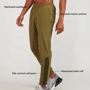 ผู้ผลิตขายส่งชุดวิ่งออกกำลังกายกลางแจ้งสำหรับผู้ชาย น้ำหนักเบา รับทำโลโก้ตามสั่ง - Product Image 4