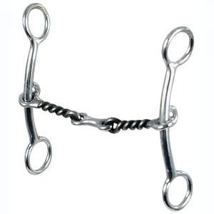 TOUGH TACK Sharon <span class=keywords><strong>Camarillo</strong></span> Stage C-Twisted Dog Bone Western Bit - Product Image 1