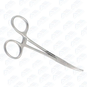 Pinza Arterial Manual Quirúrgica de Acero Inoxidable para Instrumentos Médicos, Venta al por Mayor, Pinza Arterial Dental Curva de 5.5 mm - Product Image 2