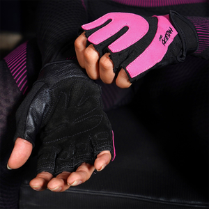 Custom Half-finger Gym Fitness Gloves <b>Foam</b> <b>Padding</b> Bodybuilding Training Palm Protection Cross-fit Weightlifting Unisex workout - Product Image 1