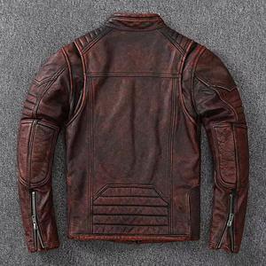 Chaqueta de Cuero para Motocicleta de Invierno para Hombre, de Alta Calidad, con Capucha de Piel Sintética, Impermeable, Transpirable y Resistente al Viento - Product Image 5