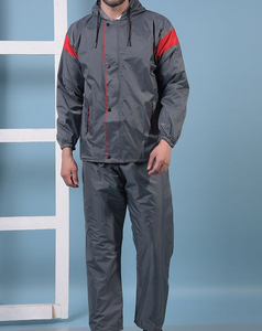 New RTS Custom Logo Men's Nylon <b>Wind</b> <b>Breaker</b> Contrast Panel With Pant Set For Summer Breathable Set Highstreet Zipper Jacket - Product Image 1