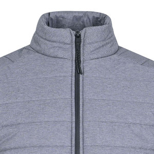 Veste matelassée légère en toile avec fermeture éclair, coupe-vent, chaude, coupe oversize, manteau d'hiver pour homme, logo personnalisé, vente en gros - Product Image 5