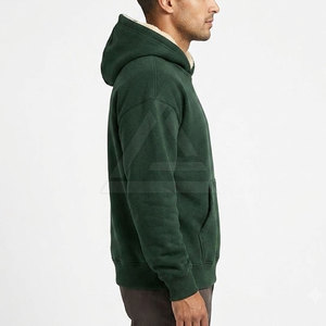 Heavyweight Sherpa Hoodies <b>Warm</b> <b>Fleece</b> Hoodie With Premium Inner Lining Durable Construction Soft Feel And Modern Street Style - Product Image 5