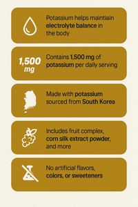 Tabletas de electrolitos nutritivos de alto potasio para hidratación y recuperación de adultos Corea OEM Alimentos saludables - Product Image 4