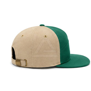 Premium <b>Flat</b> Brim <b>Hat</b> With Embroidered Front Design Adjustable Fit Casual Outdoor Fashion Headwear For Men And Women - Product Image 2