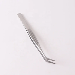Pince à cils professionnelle pour débutants, outil de greffage de cils, pince à cils en acier inoxydable - Product Image 4