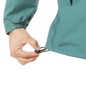 Patrón de chaqueta de lluvia con capucha personalizable para hombre decorado en diferentes colores con cierre de cremallera a la venta 2026 - Product Image 3