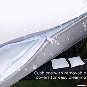 Set Bistrot con Sedie a Dondolo per Arredamento da Giardino - Product Image 4