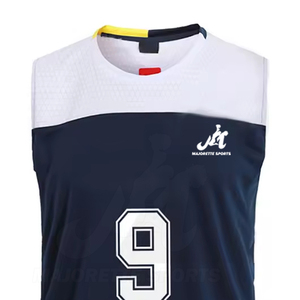 Tenue de volley-ball personnalisée, matière légère et à séchage rapide, avec noms, numéros et couleurs d'équipe personnalisés pour les clubs - Product Image 3