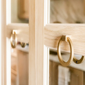 Nouvelle poignée de meuble ondulée en laiton pur au design élégant - Product Image 6