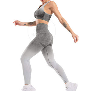 Conjunto de Yoga de Alta Calidad para Mujer, Sólido, para Gimnasio y Uso Diario, Tejido Transpirable, Ecológico y de Secado Rápido, 2 Piezas - Product Image 3