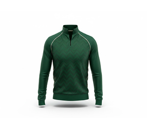 High Quality Custom Water Zip Sports Jacket with Sublimation Printing for <b>Men</b> Women Youth Sportswear Quick Dry Team <b>Pullover</b> - Product Image 2