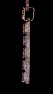 Pendentif Baguette Croix Moissanite Iced Out, Collier Chaîne Hip Hop, Bijoux Religieux Personnalisés - Product Image 5
