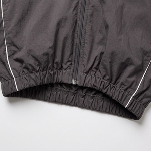<b>Women</b> <b>Racer</b> <b>Jacket</b> Full Sleeve Stand Collar Zipper Closure Solid Color Polyester Side Strip Wind Breaker Autumn Outerwear - Product Image 4