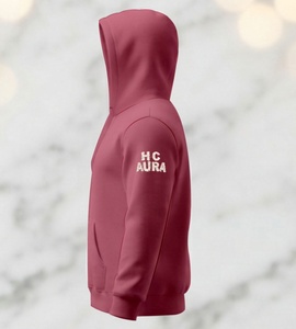 Top Quality Top Selling Sustainable Mat Pink Color Custom Chenille Embroidery Logo Patch Professional Premium Quality <b>Hoodies</b> - Product Image 2