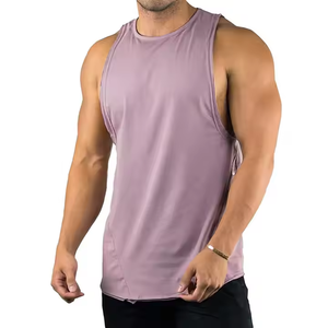 Camiseta sin Mangas Casual para Hombre, de Alta Calidad, Tallas Grandes, Ropa Deportiva, Venta en Línea, MOQ Bajo, Tejido Transpirable - Product Image 5