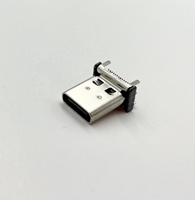 Conector Vertical Hembra USB Tipo-C 3.1 de 24 Pines y 5A para PCB, Cumple con RoHS, Altura 12.0mm