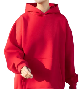 Sweat-shirts à capuche en molleton personnalisables à col rond, coupe classique, respirants, en polyester/coton, écologiques, séchage rapide, pour l'hiver - Product Image 2