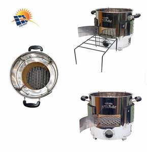 Poêle à bois de qualité supérieure en fonte, poêle de chauffage au bois classique, couleur argentée, prix de gros auprès du fournisseur - Product Image 1