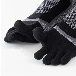 Five Toe Athletic <b>Socks</b> Ankle Length Breathable Knitted Spandex Polyester Solid Color for <b>Running</b> Adults Summer Wear - Product Image 6