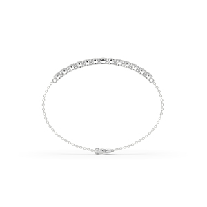 IGI Certified 1.43Ct E Color Lab Grown Diamond Luxury <b>Bracelet</b> 925 <b>Silver</b> Unique Style Lightweight Brilliant Cut Wedding Fine - Product Image 6