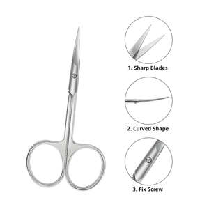 Tijeras Profesionales de Alta Calidad para Manicura, Acero Inoxidable Afilado, Rectas y Duraderas, para Cortar Cutículas, Arte de Uñas, Herramienta de Belleza - Product Image 5