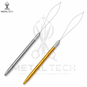 Kit d'application professionnel pour extensions de micro-anneaux, avec fil flexible et crochet de pose, équipement pour salons de coiffure et barbiers, fourniture d'usine - Product Image 3