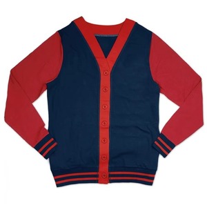 University College Winter Men's <b>Cardigan</b> Knitted Sweater Double Breasted Closure <b>Thick</b> Anti-Wrinkle Wool/Acrylic Full Sleeve - Product Image 1