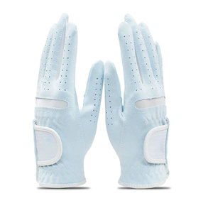 Gants de golf professionnels pour femmes, en tissu doux et respirant, équipement d'entraînement en plein air, vêtements de sport bleus, gants de sport - Product Image 4