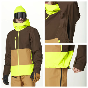 Veste de ski pour enfants unisexe personnalisée, isolée, imperméable, respirante, chaude, thermique, sports d'hiver, snowboard, OEM - Product Image 2