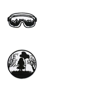 Patchs brodés fer sur Patch couture sur vêtements autocollants rouge fraise broderie fusible Applique Badge décoration rayures - Product Image 4