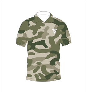 Polo con estampado abstracto en verde oliva y beige para hombre, camiseta informal de manga corta con cuello transpirable para golf y verano - Product Image 4