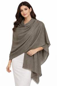 Écharpe d'hiver unisexe en cachemire et laine fine VIC – Douce, couleur unie, respirante, légère, 70x200cm, étoles de luxe pour femme, extérieur/quotidien - Product Image 3