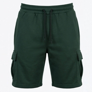 Men Navy Blue Cotton <b>Cargo</b> Shorts Casual Workout Jogger Shorts Men’s Navy Blue <b>Cargo</b> Gym Shorts Quick Dry Athletic Training - Product Image 1