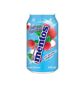 Bebida Gaseosa Auténtica Mentoss Sabor Lichi Salado 24x340ml, Lichi Dulce y Salado con Trozos de Gelatina de Coco, Venta al Por Mayor - Product Image 2