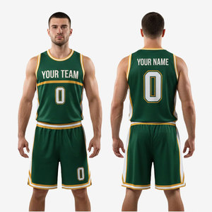 Wholesale Basketball Uniform Set Custom Design <b>Athletic</b> Clothing High Quality Basketball Uniform OEM ODM Custom Made Sportswear - Product Image 1