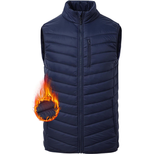Gilets matelassés personnalisés avec logo, vestes d'équitation, vêtements d'hiver décontractés, vêtements d'extérieur, gilets rembourrés pour hommes, vestes matelassées. - Product Image 1