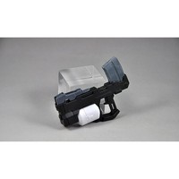 Senapan Sniper Mecha Skala 1/100, Pistol, Set Senjata Plastik ABS 20-Piece, Model Mainan DIY, Aksesoris Kit IQFUN 14+ Kompatibel