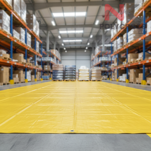 ผ้าใบกันน้ำเกรดอุตสาหกรรม ทนทานต่อการฉีกขาด กันสภาพอากาศ สำหรับงานก่อสร้าง - Product Image 3