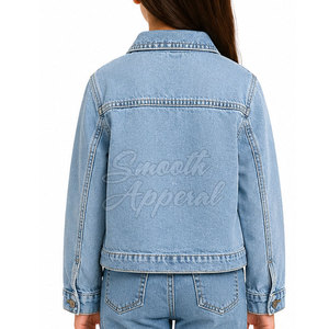 Veste en jean en coton pour enfants, mode hiver, pour garçons et filles, design élégant, respirante, légère, pour l'école, les activités de plein air et les tenues décontractées - Product Image 3