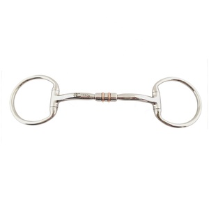 Mèches Western Horse Bits Eggbutt Half Gag Bit Sports de plein air Équipement équin équestre haut, y compris la circonférence - Product Image 3