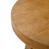 Table basse ronde classique moderne en pin massif, parfaitement dimensionnée pour les salons avec canapés en L, meubles de salon, montage facile