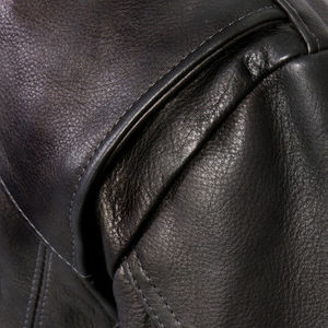 Chaqueta de Cuero Genuino para Mujer, Estilo Motero, 2026, Nueva, Transpirable, Manga Larga, Otoño/Invierno, Satinada, Impermeable y Resistente al Viento - Product Image 4