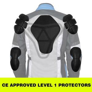 Chaqueta corta Textil transpirable para hombre, ropa deportiva ligera aprobada por la CE para montar en moto, protección impermeable de talla grande - Product Image 5