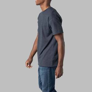 เสื้อยืดคอกลมแขนสั้นผู้ชาย ผ้าฝ้าย/โพลีเอสเตอร์ 65/35 สำหรับใส่ลำลองในฤดูร้อน - Product Image 2