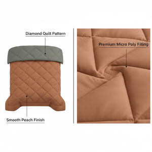 Couette Moderne en Microfibre Peach 200TC pour Toutes les Saisons |   Couverture de lit ultra douce, légère, chaude, de qualité hôtelière et durable | - Product Image 3