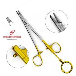 Portaagujas Automático Corwin para Retorcer Alambres, Instrumento Quirúrgico de Acero Inoxidable, Reutilizable y Autoclavable, Herramienta Médica - Product Image 1